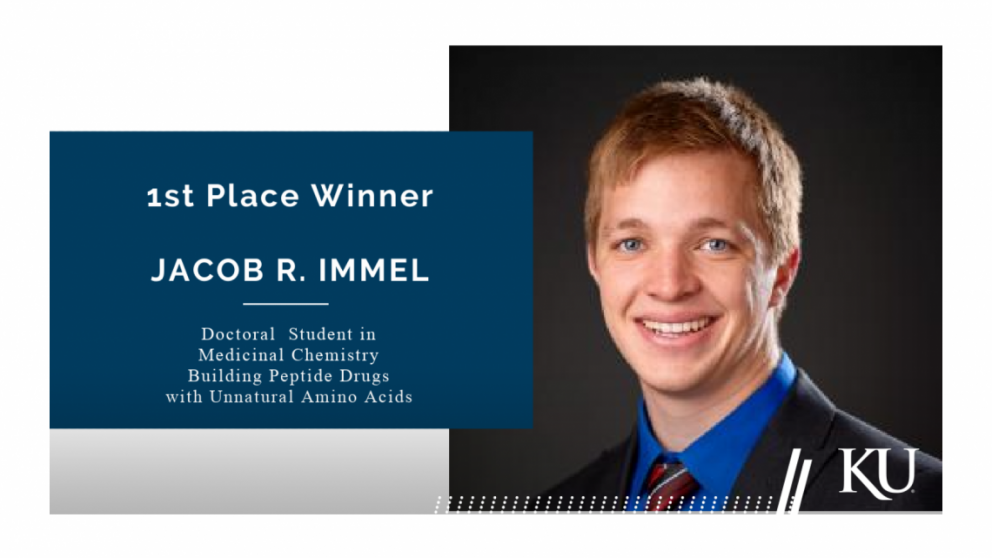 Jacob R. Immel - 1st Place Winner, Doctoral Student in Medicinal Chemistry: Building Peptide Drugs with Unnatural Amino Acids
